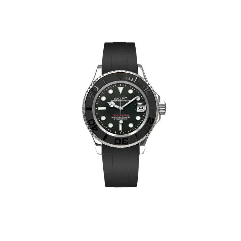 SEIKMASTER BLACK (RUBBER STRAP) - Liam Poedagar
