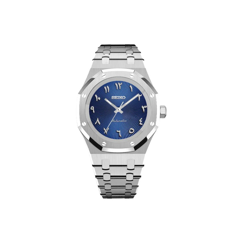 SEIKOAK ARABIC DIAL SILVER/ BLUE DIAL - Liam Poedagar