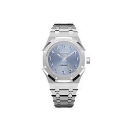 SEIKOAK ARABIC DIAL SILVER/ LIGHT BLUE DIAL - Liam Poedagar