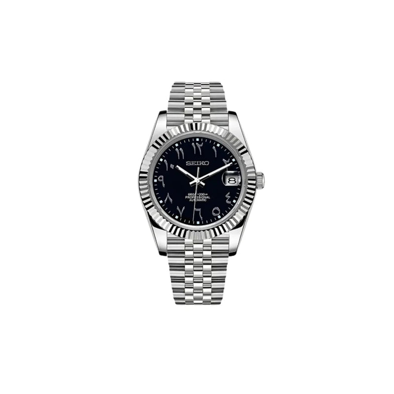 SEIKOJUST BLACK ARABIC DIAL - Liam Poedagar